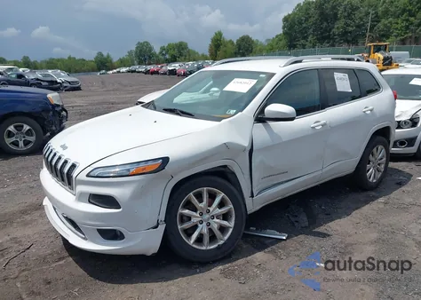 2016 Jeep Cherokee Overland z USA, uszkodzony, nr VIN 1C4PJMJS0GW343918